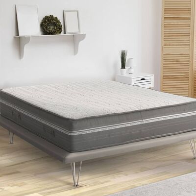 Dmora Materasso matrimoniale Carmela, Materasso in Memory Foam e Micromolle insacchettate, 100% Made in Italy, Antiacaro e Anallergico, cm 160x200 h32