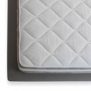 Matelas double Dmora Naike, matelas en mousse à mémoire de forme et gel Waterfoam avec revêtement amovible, 100% Made in Italy, anti-acarien et hypoallergénique, cm 140x200 h27 5