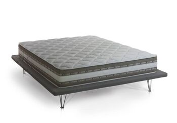 Matelas double Dmora Teodora, matelas en mousse à mémoire de forme et gel avec 9 zones différentes, 100% Made in Italy, anti-acariens et hypoallergénique, cm 140x200 h27 1