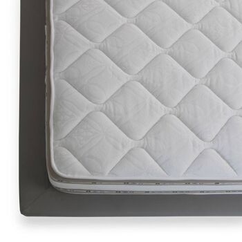 Matelas double Dmora Teodora, matelas en mousse à mémoire de forme et gel avec 9 zones différentes, 100% Made in Italy, anti-acariens et hypoallergénique, cm 140x200 h27 5