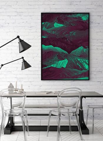 Abstrait Montagnes 1 Tirage - 50x70 - Mat 2