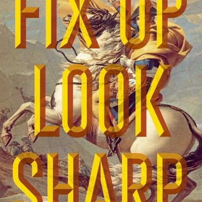 Fix Up Look Scharfer Typografiedruck - 50x70 - Matt