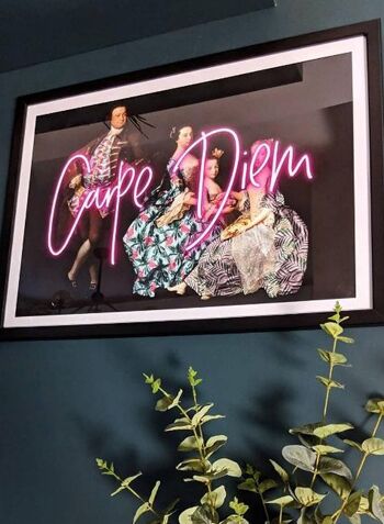 Carpe Diem Neon Print - 50x70 - Mat 2