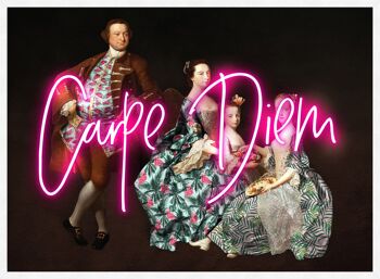 Carpe Diem Neon Print - 50x70 - Mat 4