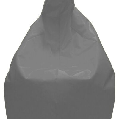 Dmora Pouf a sacco elegante, colore grigio, Misure 80 x 120 x 80 cm