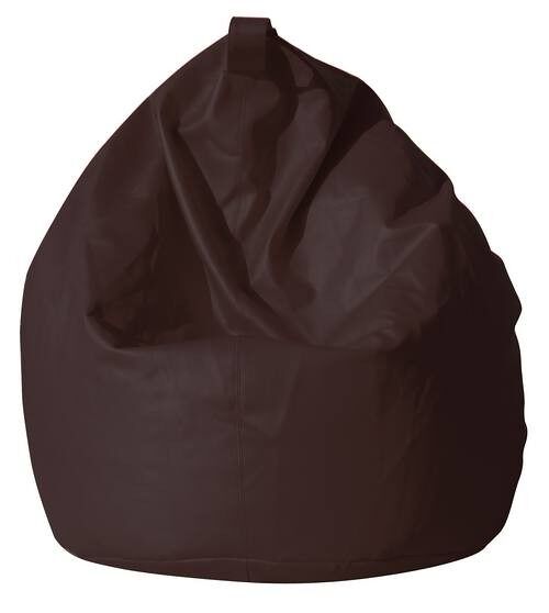 Dmora Pouf a sacco elegante, colore marrone, Misure 80 x 120 x 80 cm