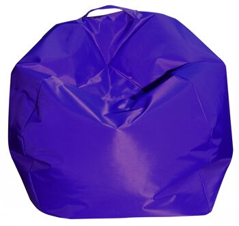 Dmora Elégant pouf pouf, couleur violet, Mesures 65 x 50 x 65 cm