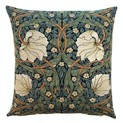 Housse de coussin Pimpernel sauge - Décor W.Morris