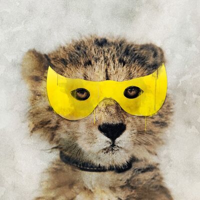 Super Leopardo! Stampa animalier Little Heroes - 50x70 - Opaco