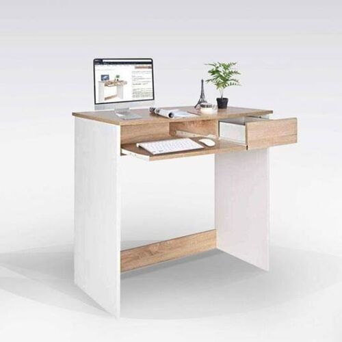 Compra Dmora Scrivania Aspe, Scrittoio moerno con cassetto e piano  estraibile, Tavolo da studio o ufficio porta PC portalibri, Made in Italy,  Cm 80x45h75, Bianco e Rovere all'ingrosso