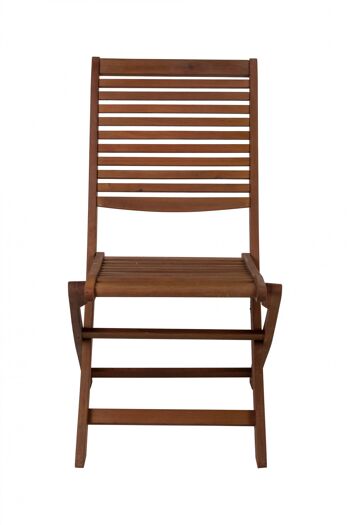 Dmora Chaise pliante en bois, coloris marron, 49 x 64 x 94 cm 4