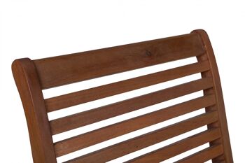 Dmora Chaise pliante en bois, coloris marron, 49 x 64 x 94 cm 5