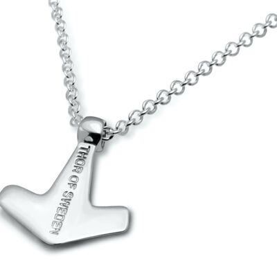 Thor - Hammer Necklace Silver (One Size)