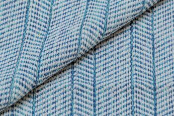 Tapis moderne Dmora Alabama, style kilim, 100% coton, bleu, 110x60cm 4