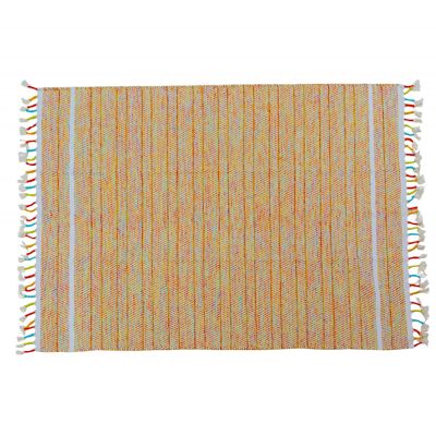 Dmora Tappeto moderno Alabama, stile kilim, 100% cotone, multicoloree, 170x110cm