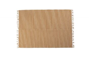 Tapis moderne Dmora Atlanta, style kilim, 100% coton, ivoire, 150x80cm 1
