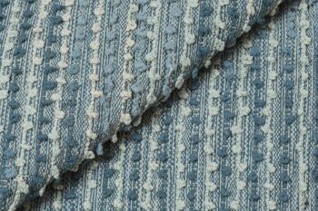 Tapis moderne Dmora Atlanta, style kilim, 100% coton, bleu clair, 150x80cm 3