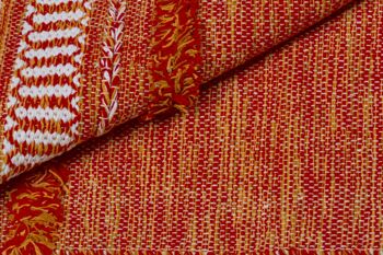 Tapis moderne Dmora Boston, style kilim, 100% coton, orange, 180x60cm 4