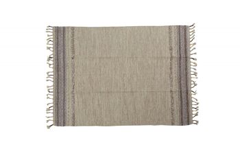 Tapis moderne Dmora Boston, style kilim, 100% coton, beige, 110x60cm 1