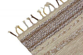 Tapis moderne Dmora Boston, style kilim, 100% coton, beige, 110x60cm 3