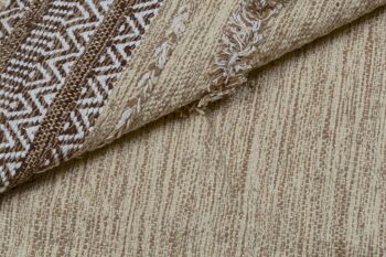 Tapis moderne Dmora Boston, style kilim, 100% coton, beige, 110x60cm 4