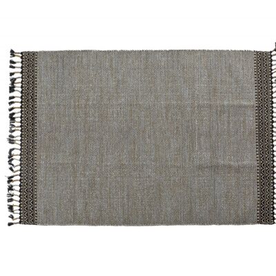 Dmora Tappeto moderno Dallas, stile kilim, 100% cotone, beige, 170x110cm