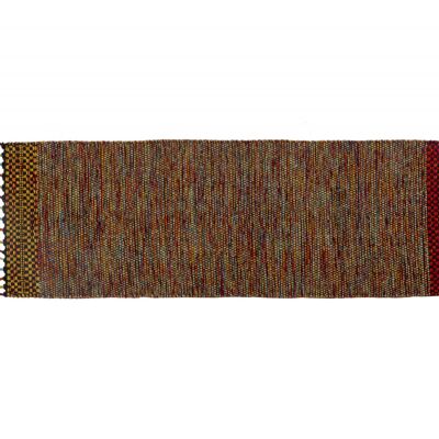 Dmora Tappeto moderno Dallas, stile kilim, 100% cotone, multicoloree, 240x60cm