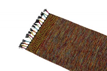 Tapis moderne Dmora Dallas, style kilim, 100% coton, multicolore, 240x60cm 2