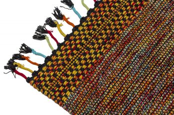 Tapis moderne Dmora Dallas, style kilim, 100% coton, multicolore, 240x60cm 3