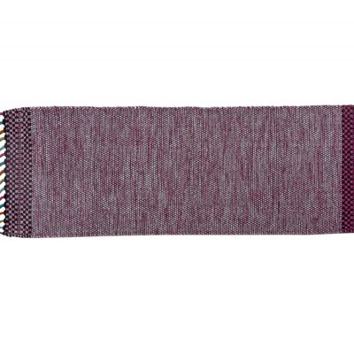 Dmora Tappeto moderno Dallas, stile kilim, 100% cotone, rosa, 240x60cm