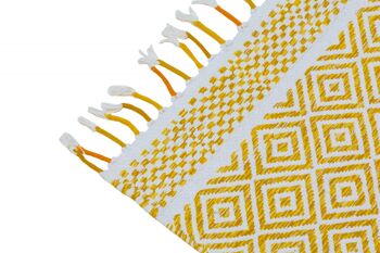 Tapis moderne Dmora Ontario, style kilim, 100% coton, beige, 200x140cm 3