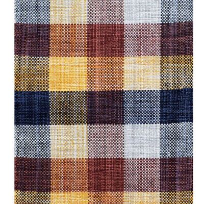 Dmora Tappeto moderno sacramento, stile kilim, 100% cotone, arancione, 180x60cm