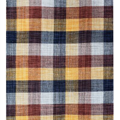 Dmora Tappeto moderno sacramento, stile kilim, 100% cotone, arancione, 230x160cm