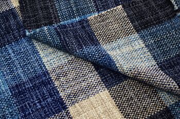 Dmora Tapis sacramento moderne, style kilim, 100% coton, bleu, 150x90cm 3