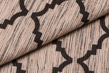 Tapis moderne Dmora Toronto, style kilim, 100% coton, beige, 180x120cm 3