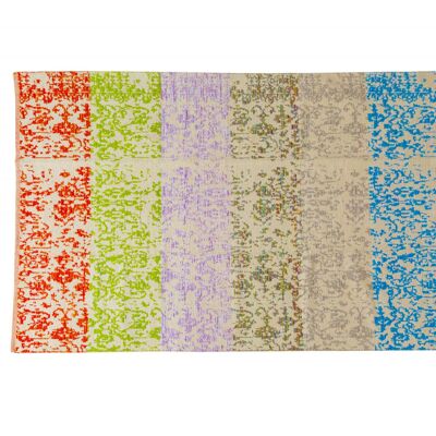 Dmora Tappeto moderno Utah, stile kilim, 100% cotone, multicoloree, 200x140cm