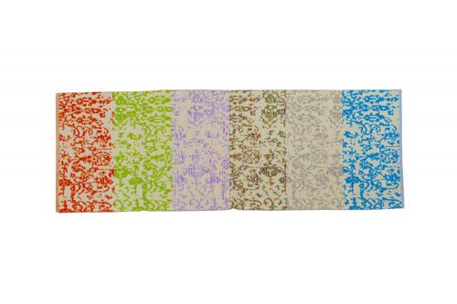 Dmora Tappeto moderno Utah, stile kilim, 100% cotone, multicoloree, 200x70cm