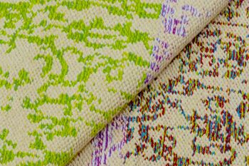 Tapis moderne Dmora Utah, style kilim, 100% coton, multicolore, 200x70cm 3