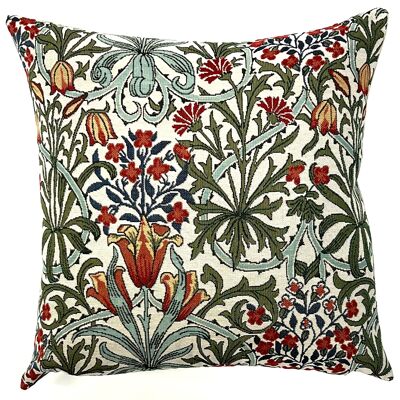 floral pillow cover Morris style