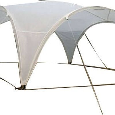 Dmora Tenda per eventi con zanzariera, colore bianco , mt 4x4