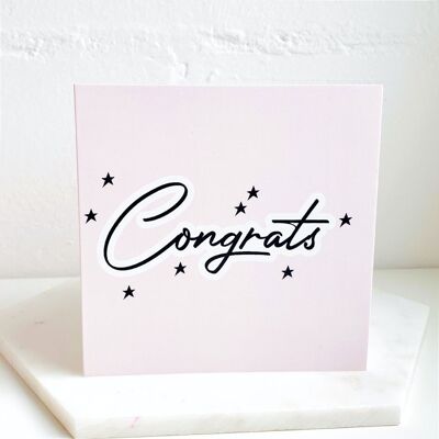'Congrats' Greeting Card