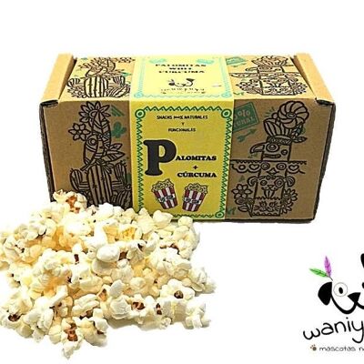 Pop-corn au curcuma pour chiens