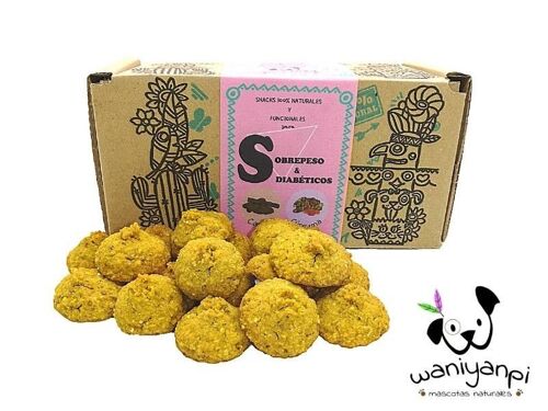 Snacks para perros con sobrepeso y diabéticos