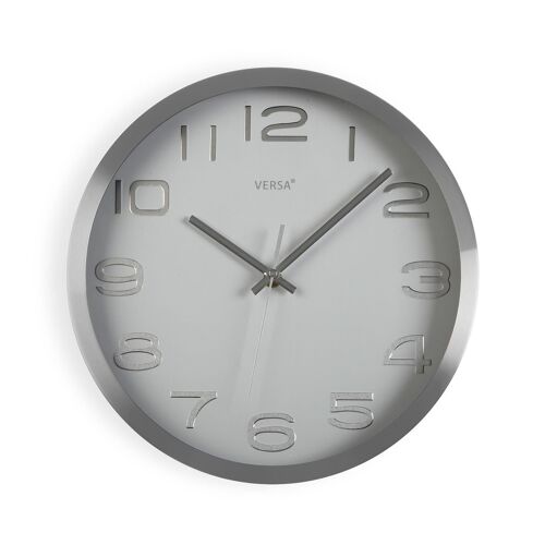 RELOJ ALUMINIO BLANCO 30CM 20550182