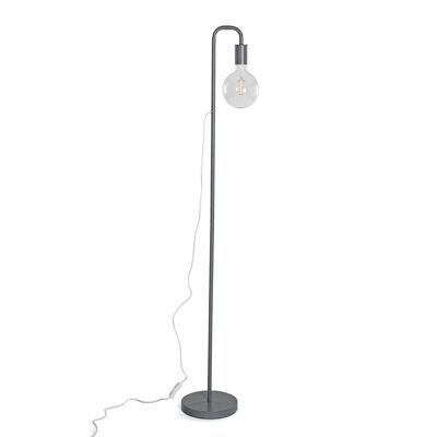 FLOOR LAMP RUBER GRAY 20790206