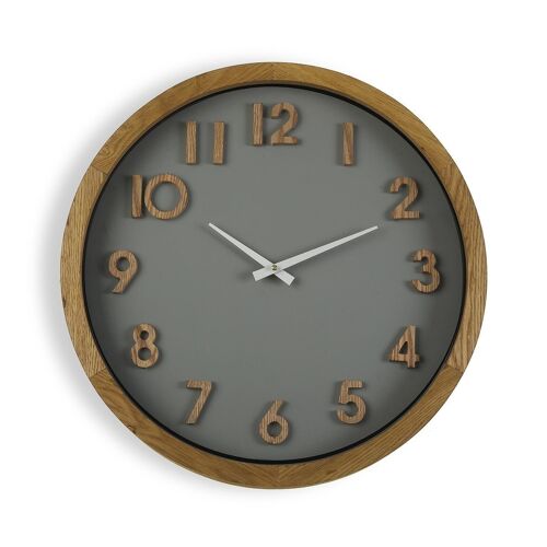 RELOJ PARED MADERA 50 CM 21110290