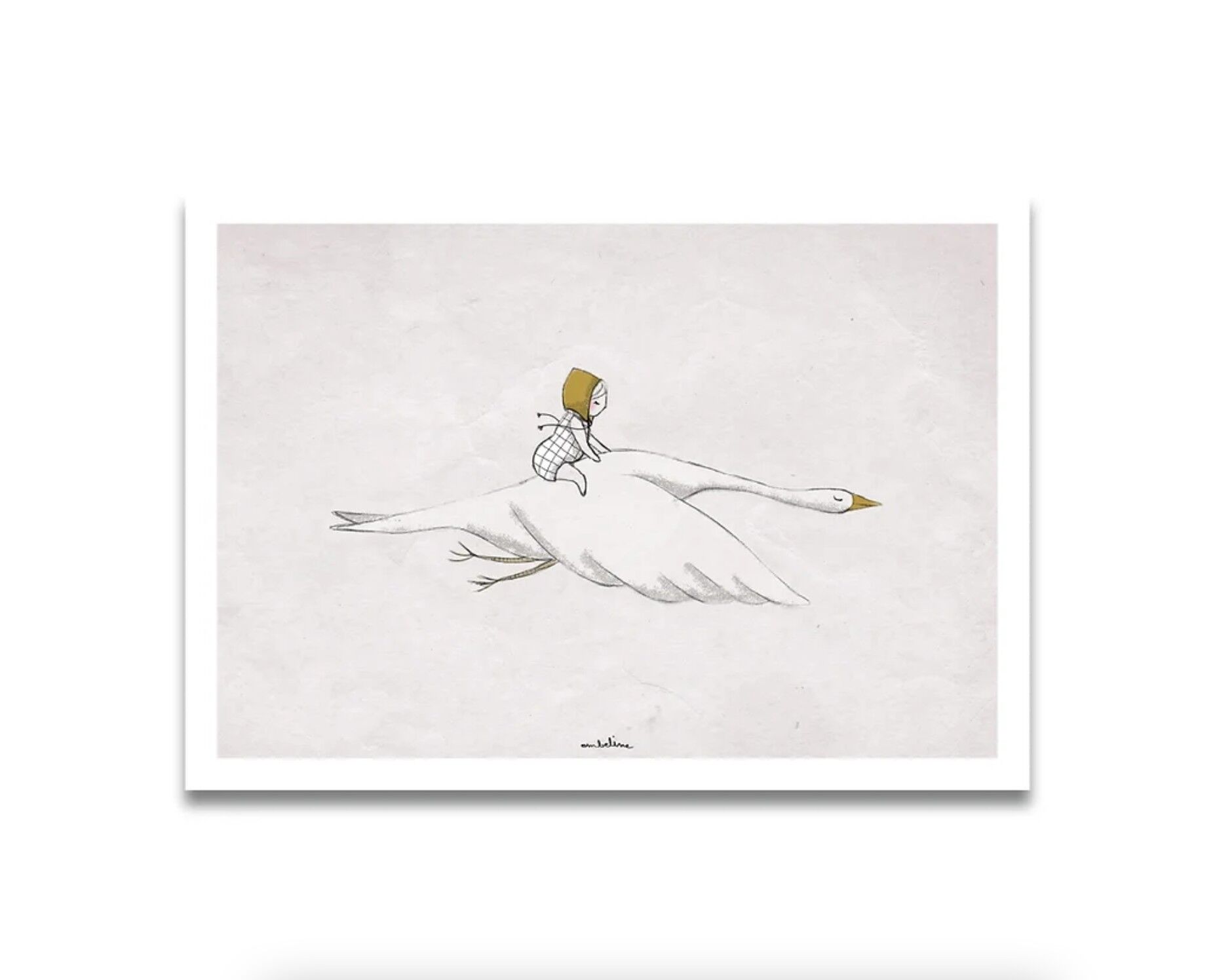 CARTEL "sobre un ganso..."