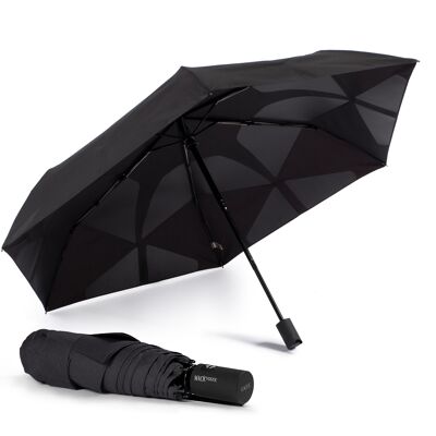 VOGUE - Parapluie pliant Duomatic MAGIC VOGUE EasyFold Noir