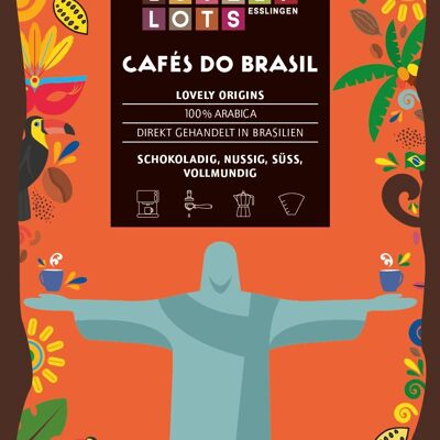 I caffè fanno il Brasile