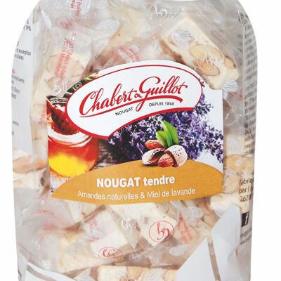 Almond nougat and lavender honey in 190G bag